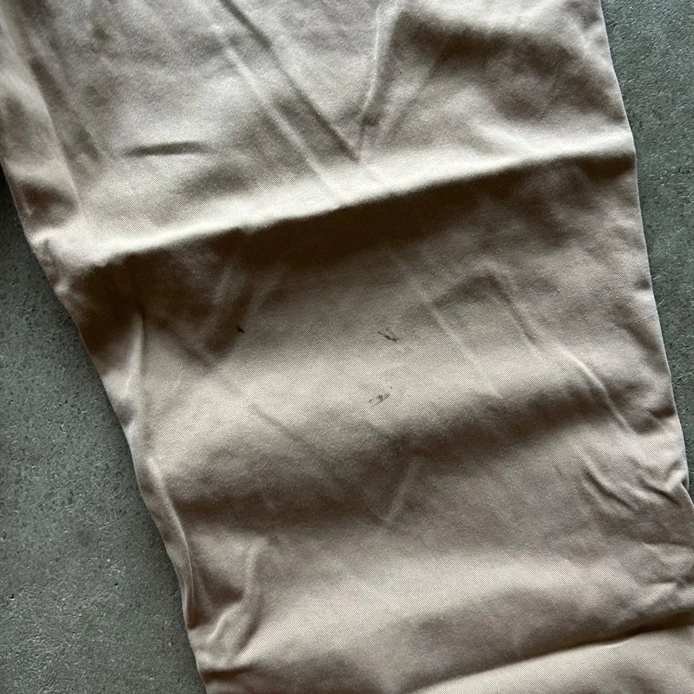 Vintage 90s Carhartt Carpenter Pants Size 40x32 Tan Relaxed Fit Canvas Workwear